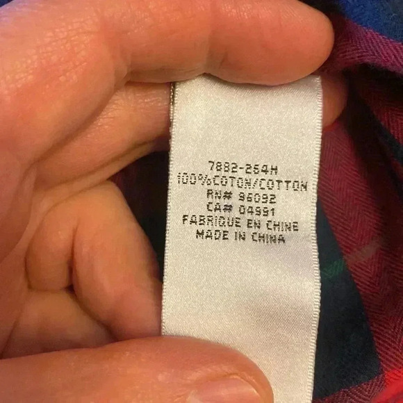 Plaid style 100% cotton shirt 👚 perfect for leggings for a spring &summer  time - Picture 10 of 13